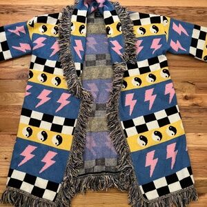 Dressed in LALA Statement Fringe Cardigan